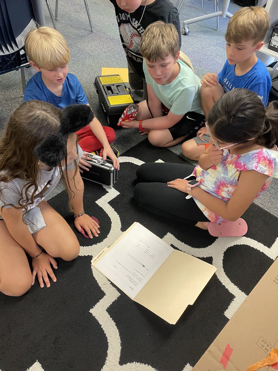 GESGanus's tweet photo. Working on a breakout box “The Double Agent” as the end of our spy school. #GESshineon https://t.co/Ndz1XkNKgS