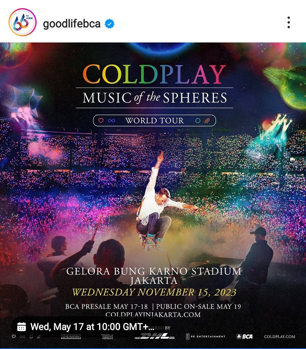 SiePalingPromo's tweet photo. Yang mau nonton konser #coldplay bisa beli tiketnya dengan pembayaran melalui BCA 😉
Untuk yang belum punya rekening BCA bisa buat rekening baru dan mendapatkan promo pembukaan rekening baru. 
Mimin abis buka rek BCA juga dan dapat voucher shopee 100 rb, lumayan buat belanja 🤣 https://t.co/l8IyiT18pc