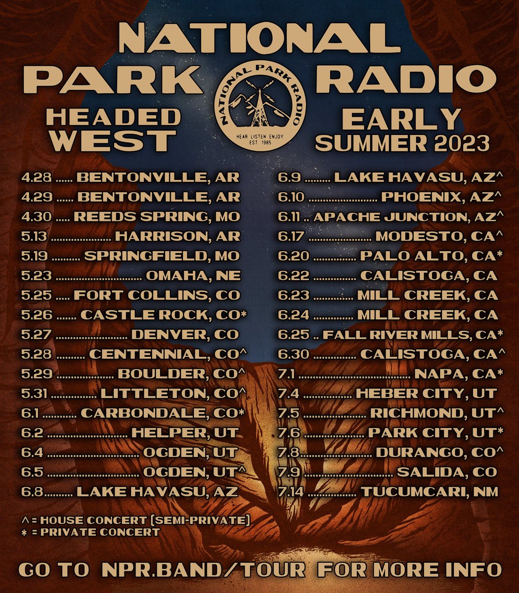 Headed West!!! Maybe we’ll see you?!?