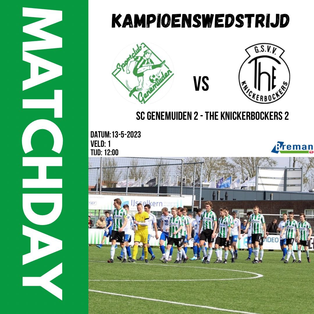 genemuiden2's tweet photo. Wij kunnen zaterdag de titel prolongeren, ben jij er bij? 

#1TEAM1TAAK https://t.co/V1fczgrslb
