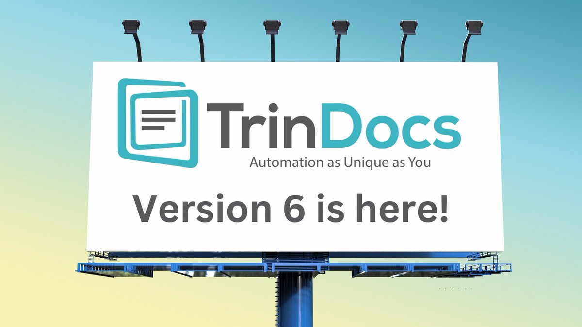 📢 TrinDocs Releases New Software Version Giving Users Ultimate Flexibility in Tailored AP Automation! Read the press release: trindocs.com/wp-content/upl…

#TrinDocsDELIVERS #APautomation #DocumentManagement #WorkflowAutomation #Efficiency