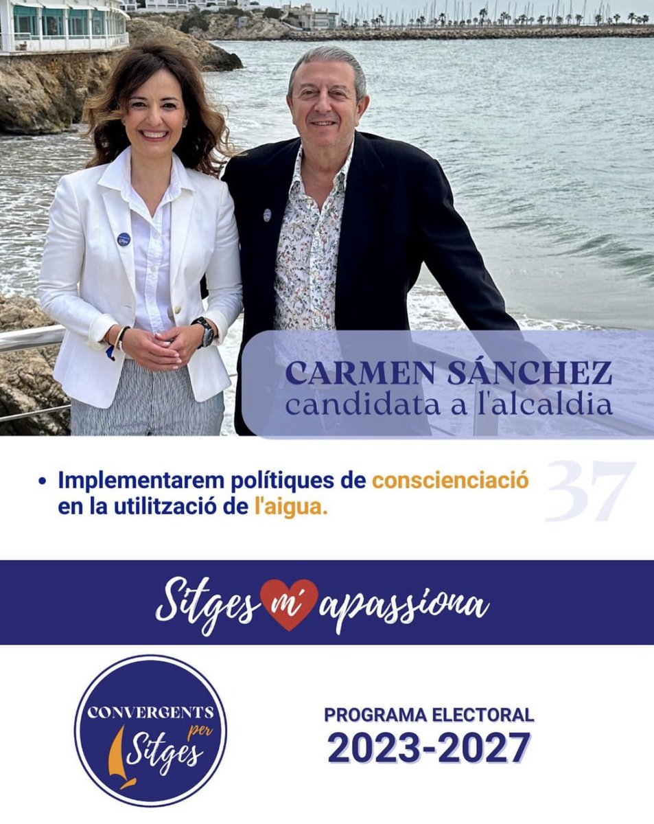 sitges_cnv's tweet photo. Són temps de sequera i hem de ser molt conscients de la utilització que fem d’aquest bé tan preuat
#convergents #convergentsdesitges #sitgesmapassiona #municipals #municipals2023 #sequera2023 https://t.co/u9054EaenI