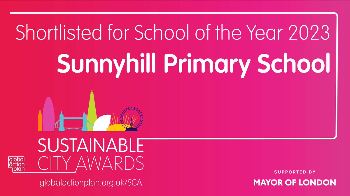 We were so proud to have been shortlisted for the school of the year in the <a href="/globalactplan/">Global Action Plan</a> #SustainableCityAwards.This is an award that celebrates schools who are driving change for a green and thriving London. Well done to @coppermillsch for your winning entry  #workingtogether