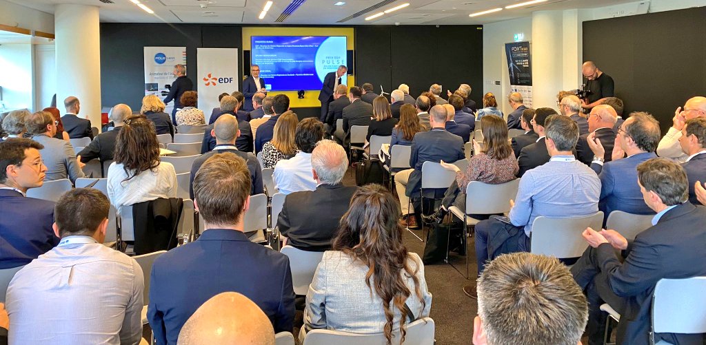 EDF_Occitanie's tweet image. #live 📣📣📣 Après les pitchs et les délibérations du grand jury, il va être temps d&apos;annoncer les lauréats des prix #EDFPulse éolien flottant en mer méditerranée au @FOWTEvent...

@brunobensasson