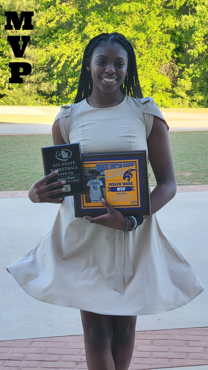 Da1AnthemSinger's tweet photo. Please join me in congratulating @JazlynWare3 on being named the MOST VALUABLE PLAYER! https://t.co/ryE7JkuUDa