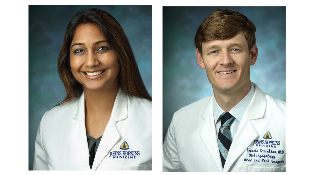Kudos 🥳 to <a href="/DeepaGalaiya/">Deepa Galaiya, MD</a> &amp; Dr. Francis Creighton who were part of an interdisciplinary faculty team that won a 2023 <a href="/JohnsHopkins/">Johns Hopkins University</a> Discovery Award for their project “Simulated Assisted Navigation for Skull Base Surgery.” More tinyurl.com/y37jakcx