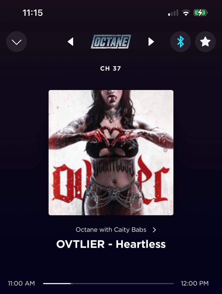 stephb_77's tweet photo. @CiBabs @SXMOctane is playing bangers this morning! Thanks for playing @ovtlierband #Heartless! #HardRock #NewRock #NewMusic #SXMOctane #Octane #Ovtlier #OutlierOutpost #Biguns https://t.co/bsNxe5zqCK