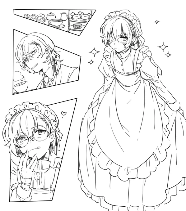 昨日の!(落書き女装)