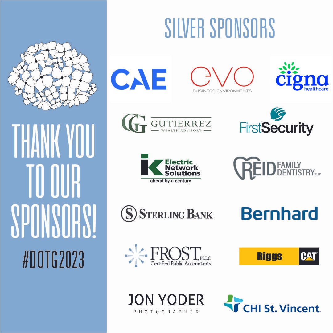 OurHouseShelter's tweet photo. Thank you to this year's Silver sponsors! With their support Our House is able to provide housing, childcare, mental health services, career readiness, job training, and more all on our campus! @FSBank @EvoArkansas @CHIStVincent @CAE_Inc  @Cigna @frostpllc @RiggsCAT @IK_NS https://t.co/OGhXK6I3uP
