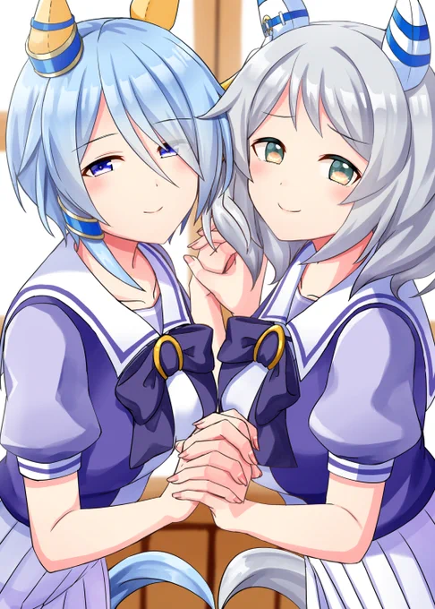 ダブルミラクル  ケイエスミラクルもヒシミラクルもすきぃ… #ウマ娘 #ケイエスミラクル