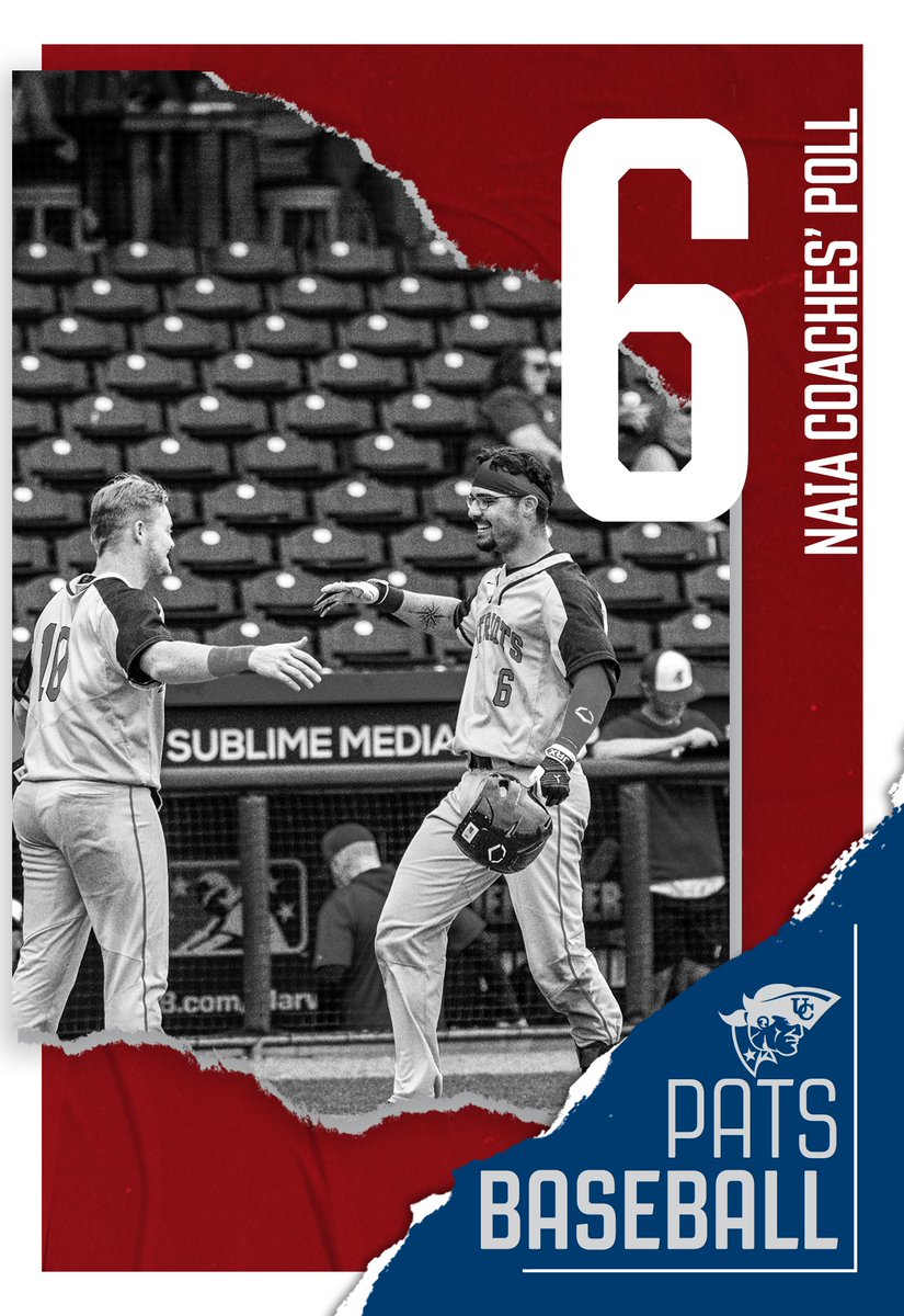 Pats Baseball move up to 6th in the NAIA

📰: bit.ly/3nSIIKb