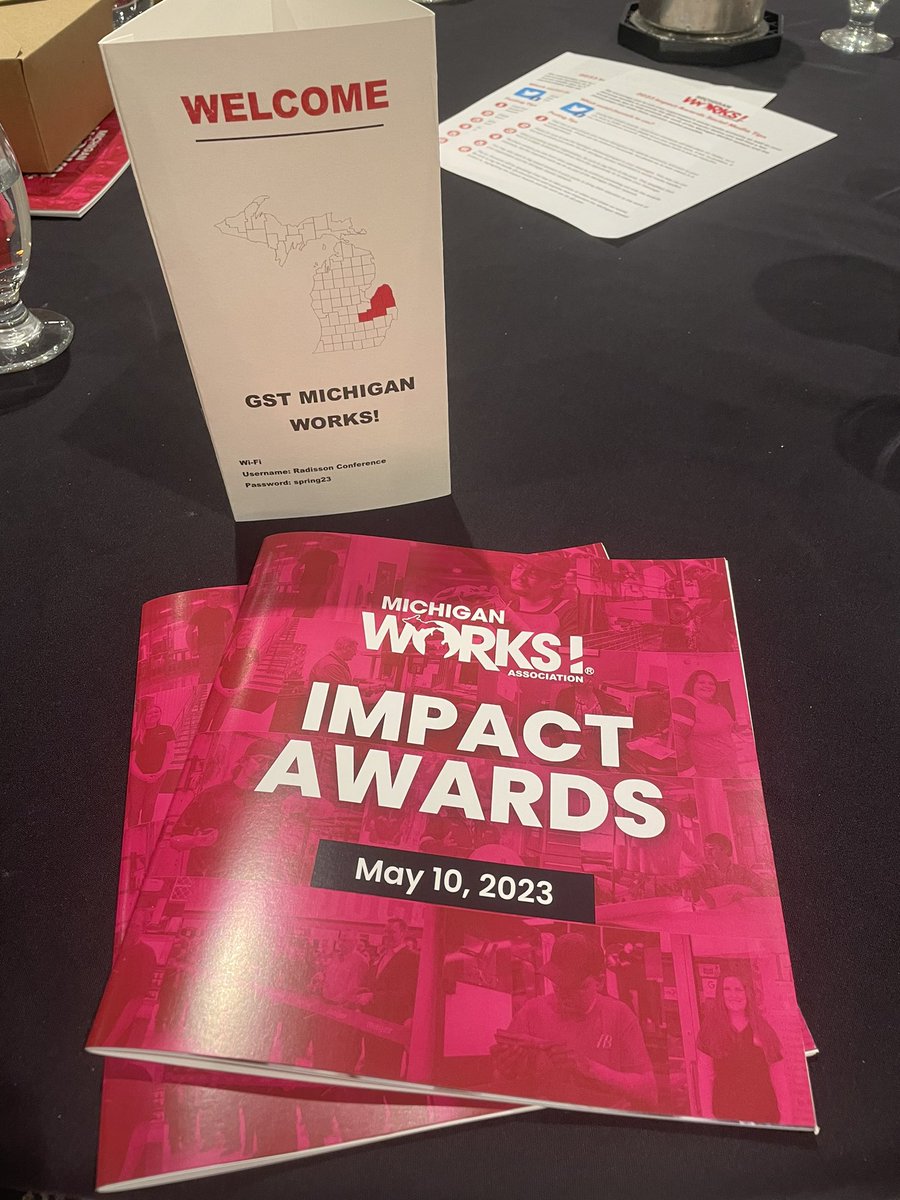 GSTMIWorks's tweet image. 2023 Michigan Works! Association Impact Awards ceremony is underway! Looking forward to hearing about all of the hard work &amp;amp; impact our fellow MWAs have accomplished over the past year. #MIWorksImpact #MIWorks #GSTMIWORKS