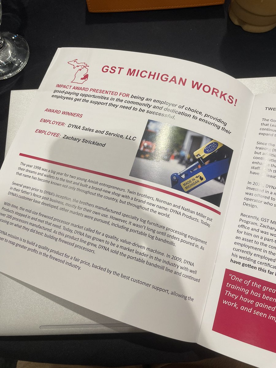 GSTMIWorks's tweet image. 2023 Michigan Works! Association Impact Awards ceremony is underway! Looking forward to hearing about all of the hard work &amp;amp; impact our fellow MWAs have accomplished over the past year. #MIWorksImpact #MIWorks #GSTMIWORKS