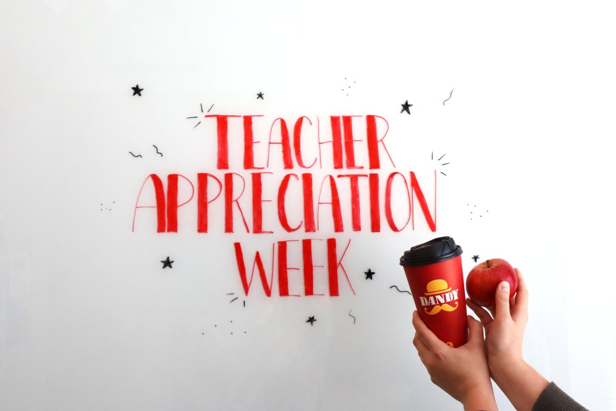DandyMiniMarts's tweet photo. Thank you to all our teachers for the passion and dedication you bring to the classroom every day! ✏️🍎

This Friday, May 12th, we're offering all teachers a 𝐅𝐑𝐄𝐄 self-serve coffee of any size! Just present your school badge at the register 🤓 https://t.co/9vc8bLyeZZ