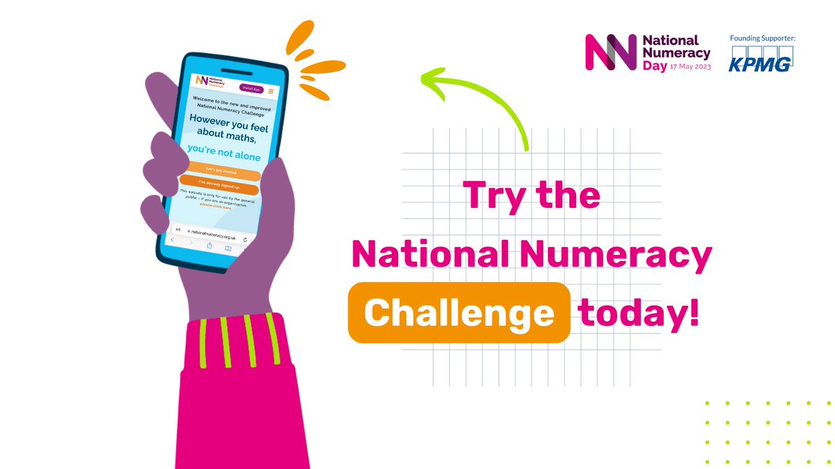 There's just one week left to go until #NationalNumeracyDay 🔢 Click on the link below to try @Nat_Numeracy 's free challenge and build your number confidence! nationalnumeracy.org.uk/challenge/capi…