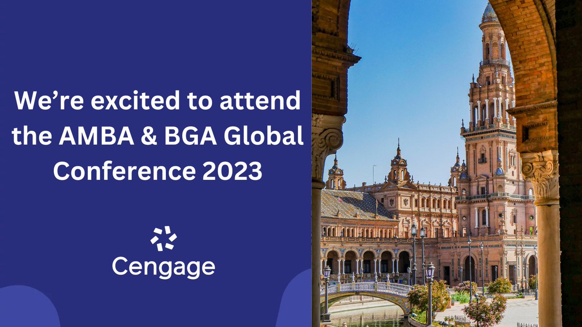 CengageEMEA's tweet photo. Are you attending the @Assoc_of_MBAs &amp; BGA Global Conference 2023?

Join out break out session on Monday 15th about how technology can increase student engagement and inclusivity. Find out more here: https://t.co/DMwHUF2Bd0
We are looking forward to seeing you.

#AMBAConference https://t.co/7vgXNEag4t