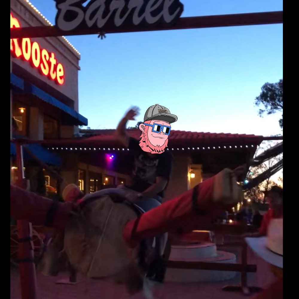 DaveHarlow's tweet photo. A couple pics of my “bull” ride last night… #weoutthere #staysassy LG @ShreddingSassy fam! (Yes. My neck is thrashed rn… LOL… feeling old, but still charging!) https://t.co/VkcLyGtfQb