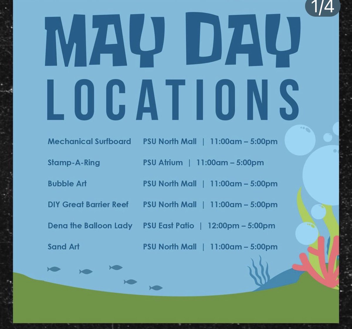 It’s finally here! See you under the sea starting at 11, deets 👇