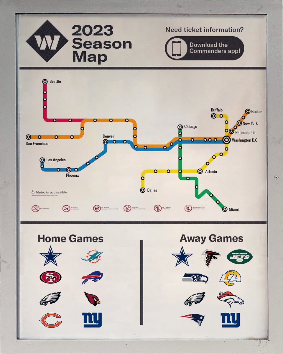 Commanders's tweet photo. 🚨 2023 Schedule is approaching 🚨

Give us your predictions ⤵️ https://t.co/r6kAfr2GZW