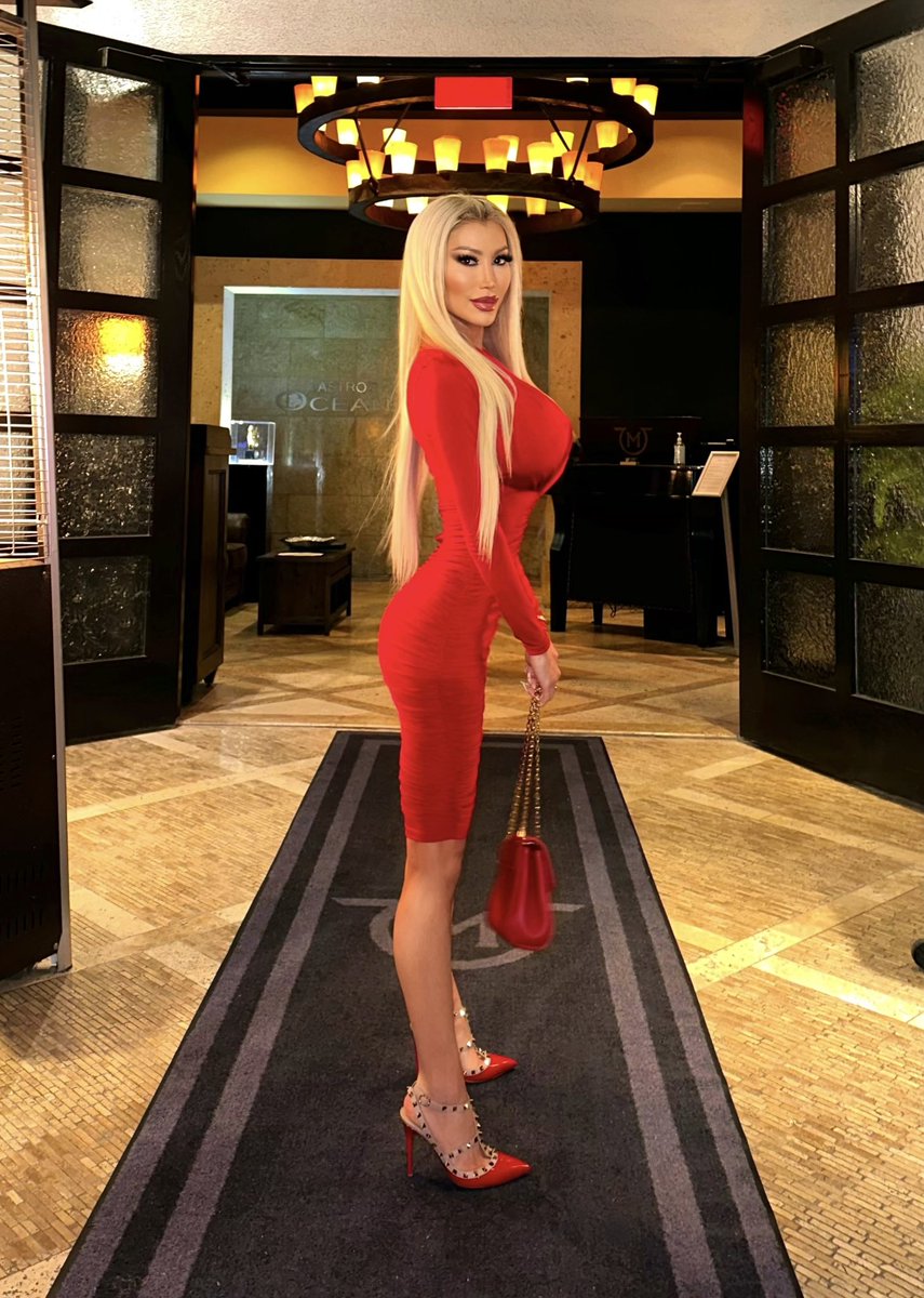 Monica Monroe on Twitter: "Caviar and a little red dress 💋"
