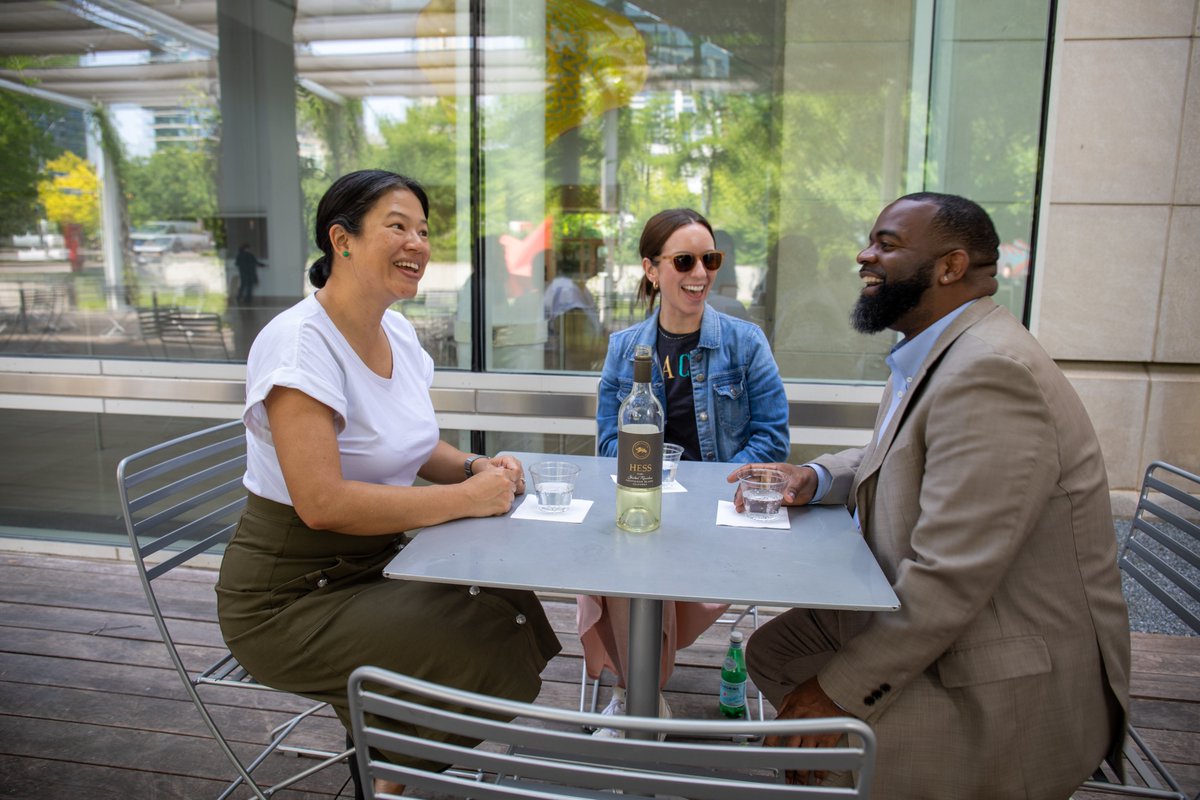 DallasMuseumArt's tweet photo. Beat the heat this summer at the Museum during our new patio series, Fridays al Fresco. ☀️🍹

Kicking off this Friday, May 12, from 4:30 - 8:30 p.m. the DMA Cafe patio on Eagle Family Plaza will offer drinks, food, lawn games, and live music!

Learn more: https://t.co/g1b3voW7ea https://t.co/BmMeIiDPyW