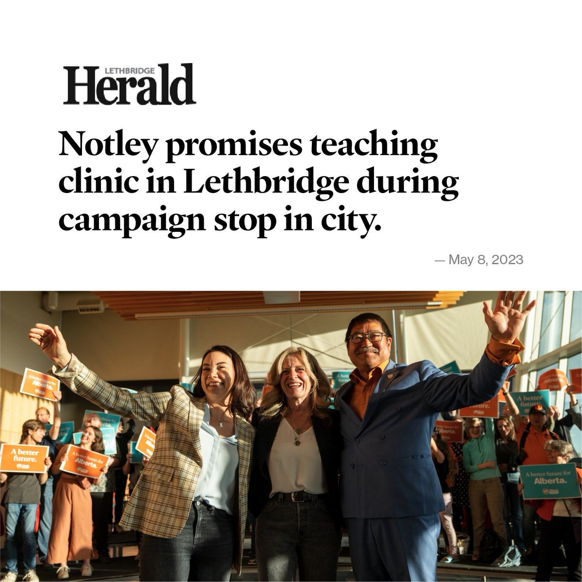 DShepYEG's tweet photo. An important commitment!

I've talked with many rural doctors &amp; medical educators over the last 4 years. They've been clear - if you want more young doctors to choose to work rural, you need to offer more training outside major centres.

This will.

https://t.co/ExzHViuaOj #ableg https://t.co/WSQFQUeV30