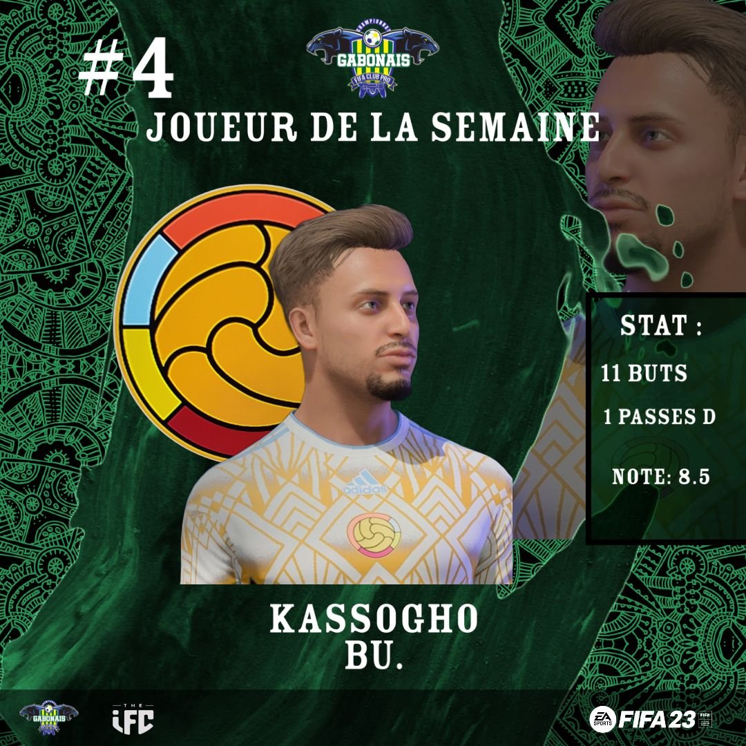 E-Championnat Gabonais de Fifa Club Pro🎮⚽️🇬🇦 tweet media