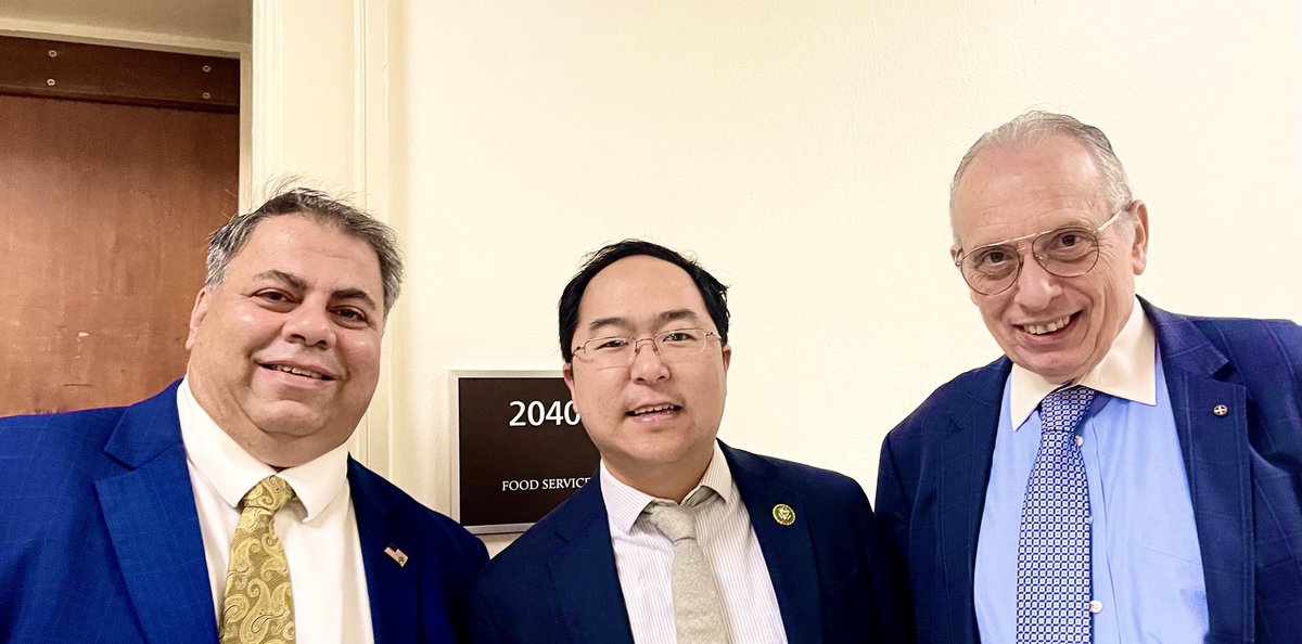 g_horiates's tweet photo. In DC with my Congressman @RepAndyKimNJ @AndyKimNJ at #PSEKA conference. Thank you to all participating members of the US Congress. @DonaldNorcross @DonaldNorcross @OrderOfAHEPA Justice for Cyprus always 🇨🇾🇺🇸🇬🇷 #DefendHellenism https://t.co/IePvqBRnNu