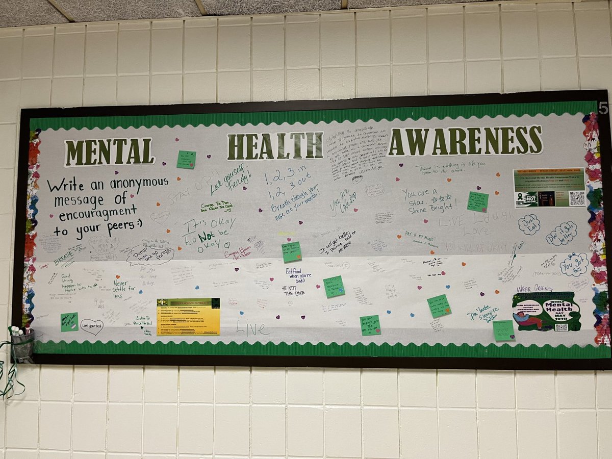 Progresshs850's tweet photo. Today is Mental Health Awareness day @ Progresshighschool #Mentalhealth #NHS #NationalHonorSociety https://t.co/xIshd8kq1E