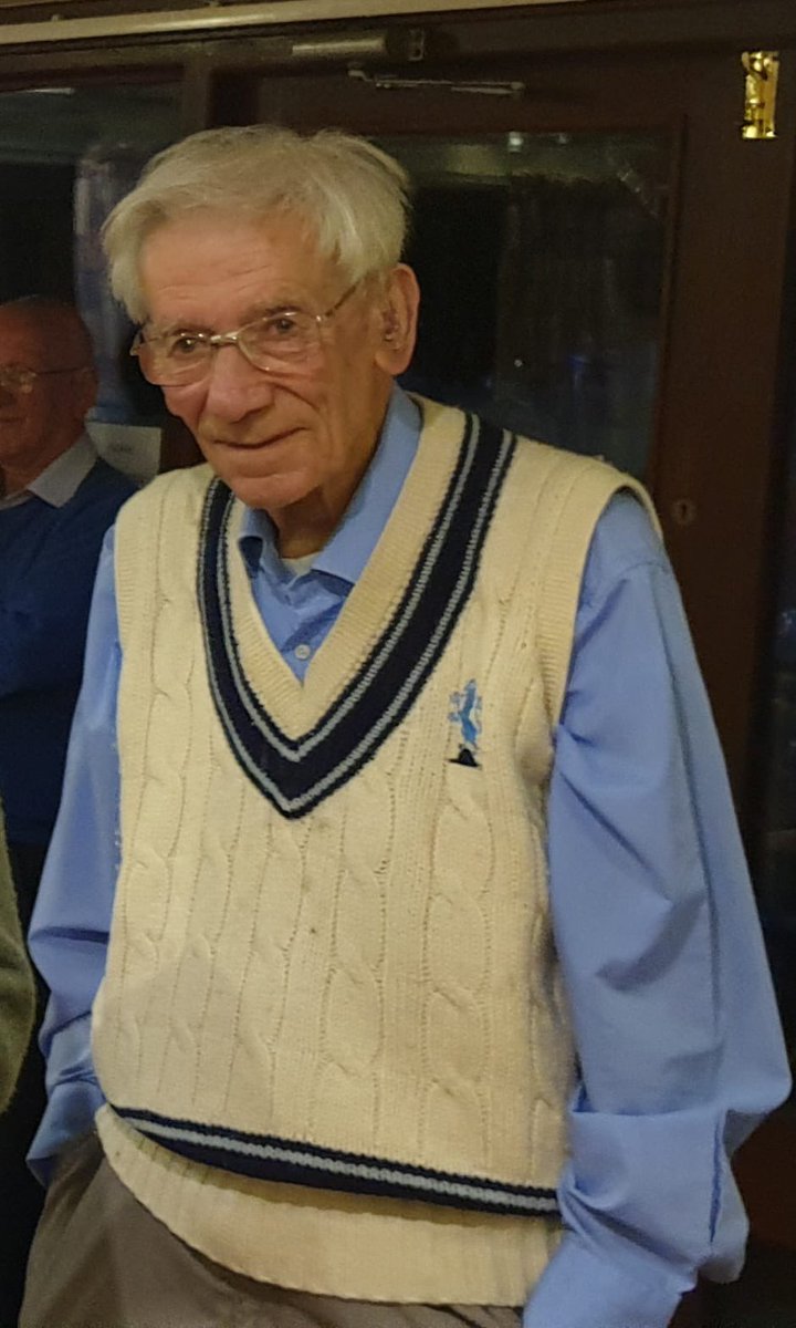 NorthMymmsCC's tweet photo. IT IS WITH THE GREATEST OF SADNESS THAT NORTH MYMMS CRICKET CLUB ANNOUNCE THE DEATH OF ITS INDOMITABLE PRESIDENT KEN KING.

He died peacefully on the 10th May 2023 with his family at his side.
RIP Ken King 17th December 1931 to 10th May 2023.

Stuart Feast
Chairman https://t.co/8taUvjP7Ol
