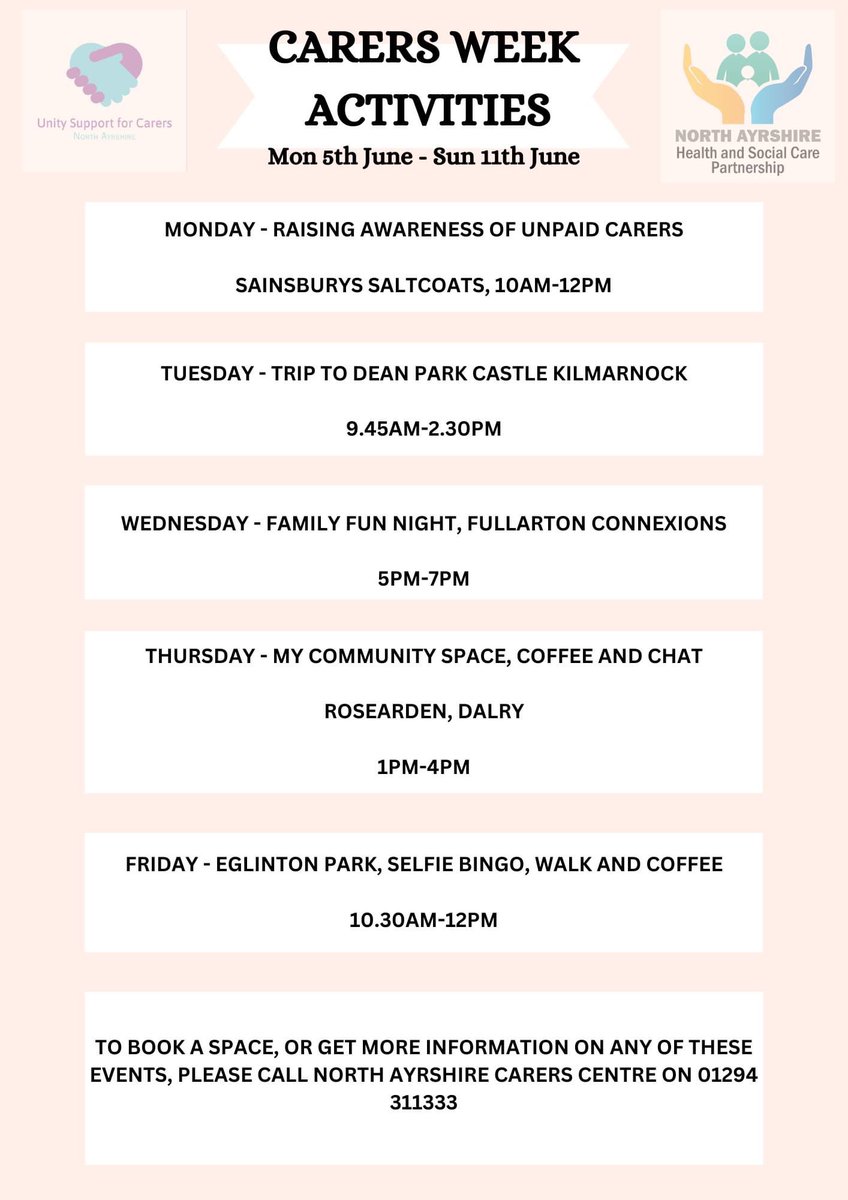 North Ayrshire Carers tweet media