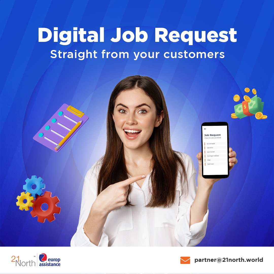 21north_in's tweet photo. Deliver maximum satisfaction with digitally recorded job requests. Access details instantly to present an estimate and start the job quickly!

For more information, reach out to us at partner@21north.world

#automotive #vehiclerepair https://t.co/u2TwvnCX7a