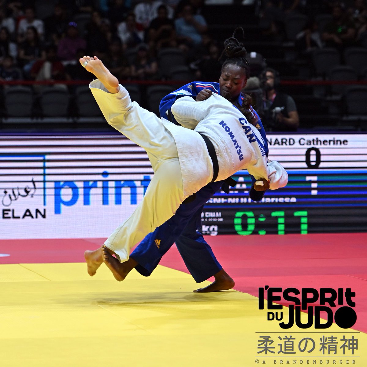 Tout simplement exceptionnelle ! <a href="/Gnougnou25/">AGBÉGNÉNOU Clarisse</a> (-63kg, RSC Champigny) décroche à trente ans sa sixième couronne planétaire, moins d’un an après la naissance de sa fille. Sa montée en puissance aura été irrésistible aujourd’hui à Doha. #judoworlds <a href="/francejudo/">France Judo</a>