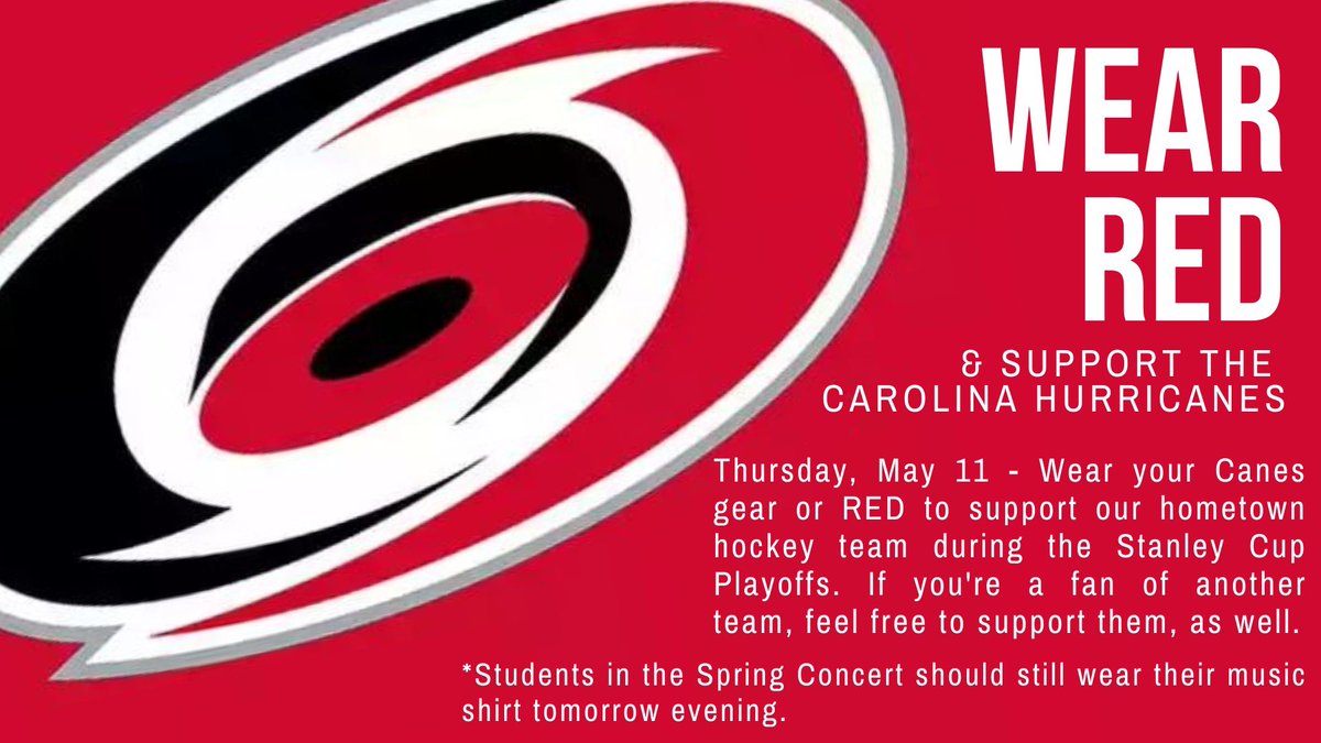 Our BPES bullfrogs are ready for game 5 tomorrow, May 11th! Wear your Carolina Hurricanes gear or RED to support our hometown hockey team!🏒 

#LetsGoCanes  
<a href="/Canes/">Carolina Hurricanes</a>
<a href="/BartonPondES/">Barton Pond Elementary School</a>