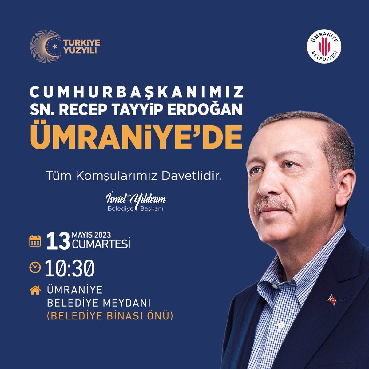 Davetlisiniz…
⁦<a href="/ismetyildirimtr/">İsmet Yıldırım</a>⁩ ⁦<a href="/umraniyebeltr/">Ümraniye Belediyesi</a>⁩