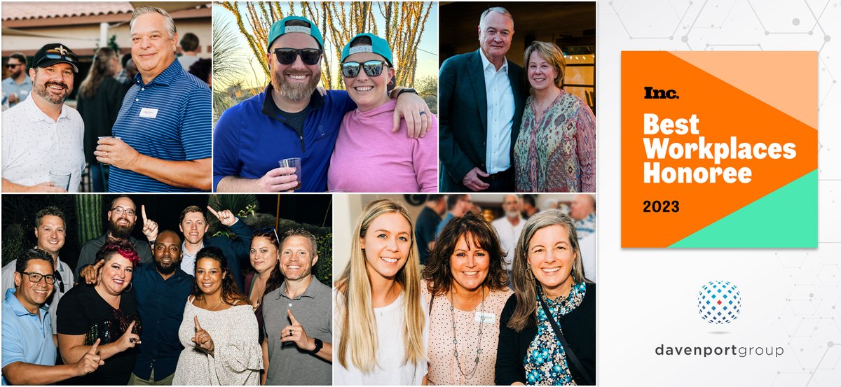 We’re excited to announce that we made the <a href="/Inc/">Inc.</a> Best Workplaces 2023 list! 

Check out our press release here: davenportgroup.com/honors-and-awa…

See the full list here: inc.com/best-workplaces 

#IncBestWorkplaces