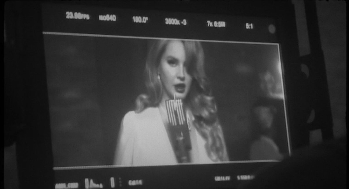 Lana Del Rey in the “Candy Necklace” music video.