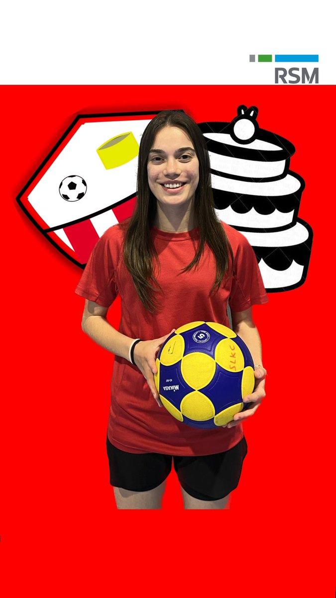 SantLlorencKC's tweet photo. 🔴⚪️Avui és l'aniversari d'una de les nostres jugadores de Top A, la Marina Sierra. Des del club et desitgem que passis un gran dia i també et volem felicitar per la teva gran temp. i per ser la màxima anotadora de l'equip!
Per molts anys més al teu costat!!🎂🥳
#SoyRSM #BeRSM https://t.co/83X2tLmD7H