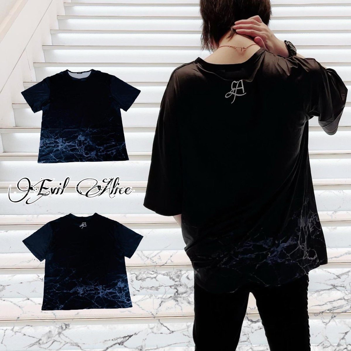 EvilAlice_'s tweet photo. ★現在55%OFF★

2サイズ展開でペアルックにもオススメな商品です！
生地はさらっとした着心地のよい生地を使用しており夏は1枚で、冬はインナーとしてお使い頂ける着回し抜群の１枚です。

OVERSIZED-TSHIRT／全２サイズ

https://t.co/tAwFSsOSJp https://t.co/z3stzU4arS