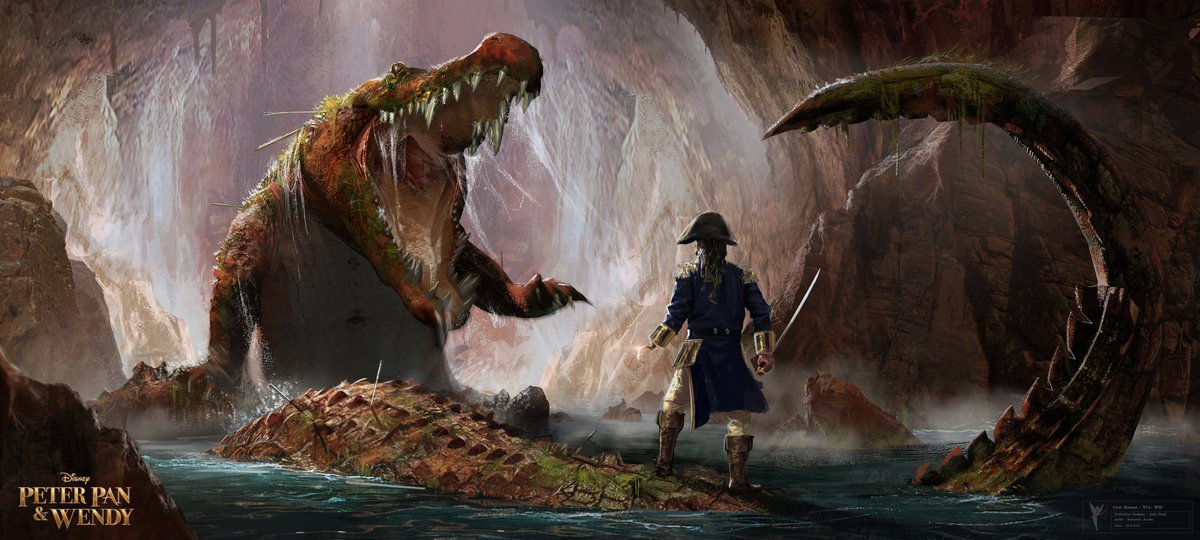 facosta's tweet photo. Peter Pan and Wendy - Skull Rock Cave via @artstationhq https://t.co/b0dnpBkjVd https://t.co/8FiLCorMDb