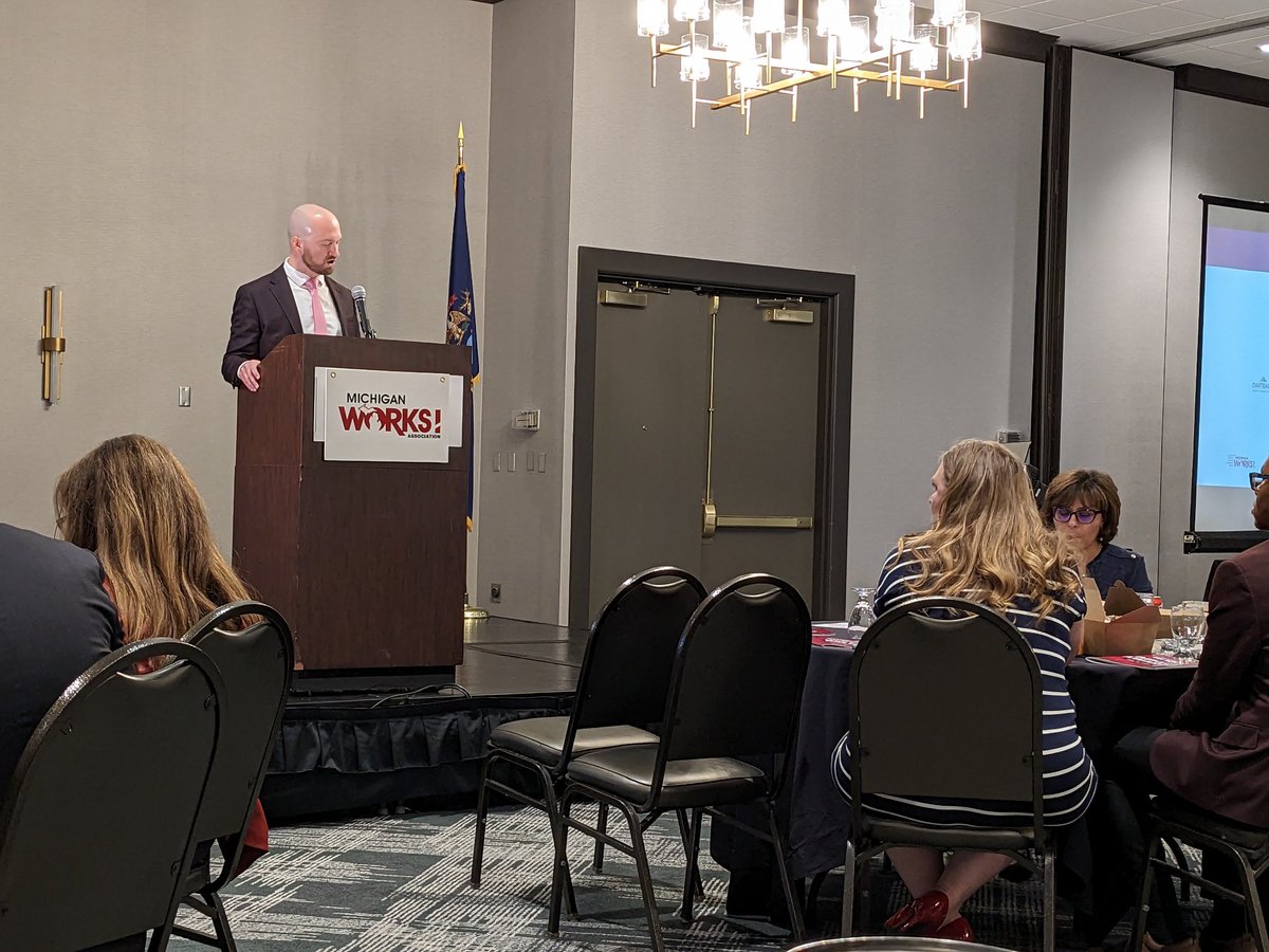 MiWorksWestCent's tweet image. We're at the 2023 Impact Awards in Lansing today honoring job seekers and employers from across the state! Our honoree will be announced about noon!
#MiWorksImpact #MWWC #MiWorks