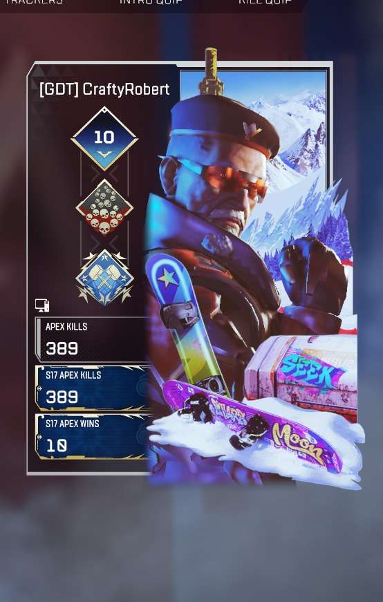 CraftyPlatinums's tweet photo. Finally dropped the 20 bomb on Ballistic now to just grind my first 1k kills! @PlayApex @Apex_Tracker @Robin_A_Downes https://t.co/JLr9QyK8hy