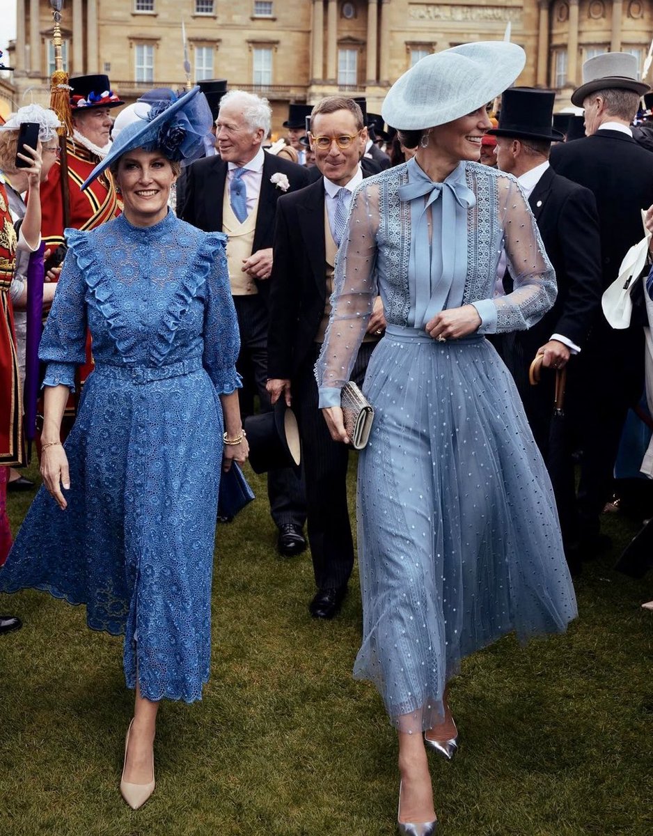 Love these well-coordinated outfits worn by Sophie and Catherine at the Garden Party

#PrincessCatherine 
#DuchessSophie