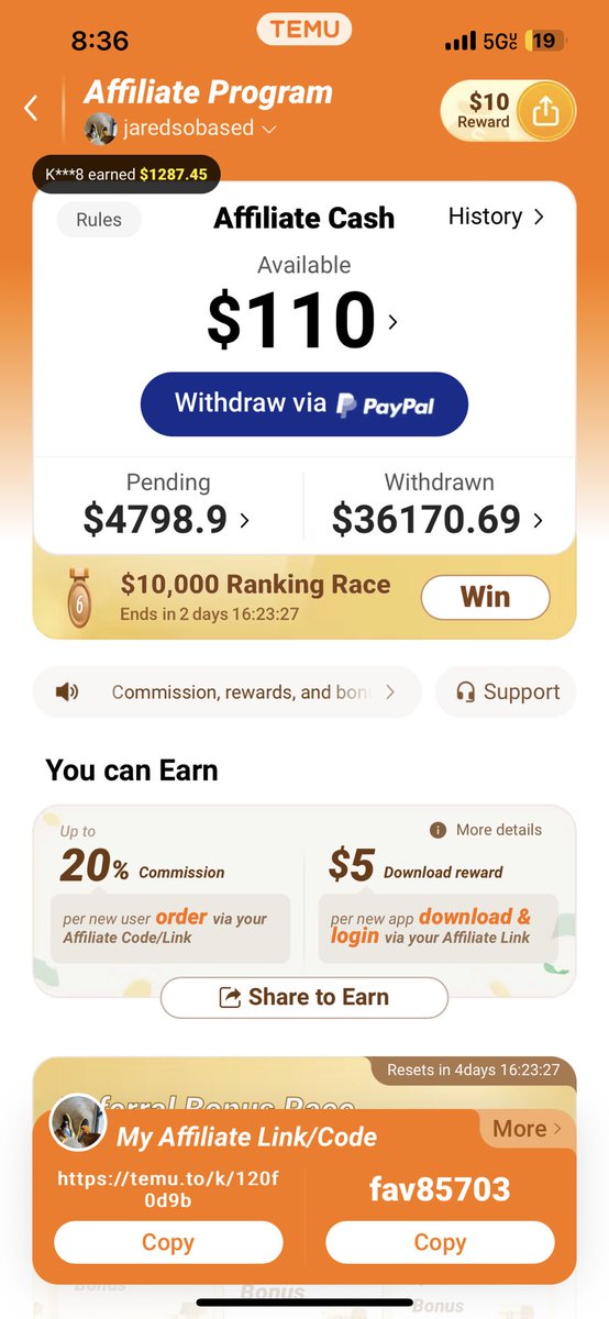 bruhjaredd's tweet photo. @BaneSquad_ yo bro i made $40,000 off of sending that fake prizepick tweet in ur server😭😭😭😭😭😭 https://t.co/pHRPAKtaUE