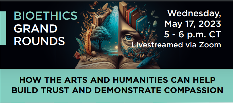 How can arts & humanities help build trust & demonstrate compassion? Tune into #GrandRounds on #NarrativeMedicine #MedicalHumanities #ArtEd #MedEd 5/17 at 5pm CT w/ @riconuila @HEALBCM, Dr Ramiro Salas @bcmhouston & Melissa Aytenfisu @HMethodistMD 

bit.ly/3NTkKZX