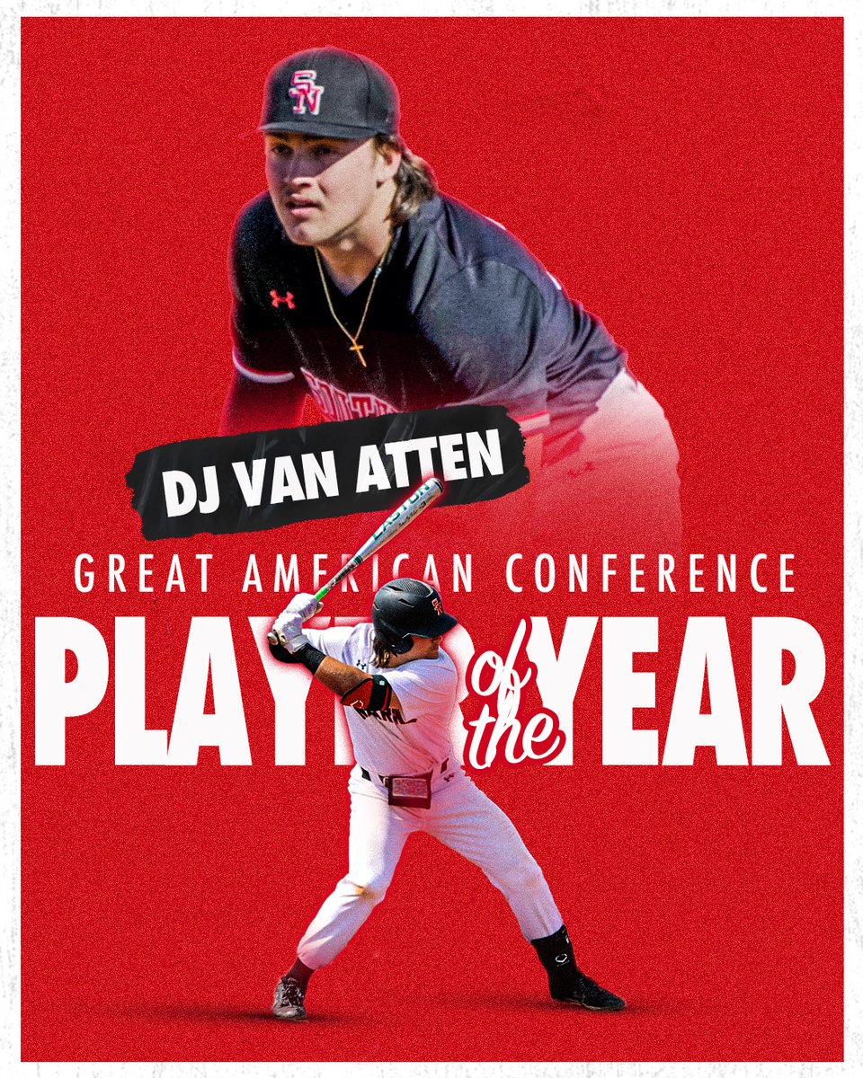 SNU Athletics (@snuathletics) on Twitter photo GAC ranks:
AVG - 1st
2B - 1st
HR - 1st
TB - 1st
SLG - 1st
OBP - 1st
As if there was any doubt, <a href="/SNUBaseball/">SNU Baseball</a> 's DJ Van Atten is your ๐๐ผ๐พ ๐๐ก๐๐ฎ๐๐ง ๐ค๐ ๐ฉ๐๐ ๐๐๐๐ง! ๐ค
#BoltsUpโก๏ธ | <a href="/djvanatten/">DJ Van Atten</a> GAC ranks:
AVG - 1st
2B - 1st
HR - 1st
TB - 1st
SLG - 1st
OBP - 1st
As if there was any doubt, <a href="/SNUBaseball/">SNU Baseball</a> 's DJ Van Atten is your ๐๐ผ๐พ ๐๐ก๐๐ฎ๐๐ง ๐ค๐ ๐ฉ๐๐ ๐๐๐๐ง! ๐ค
#BoltsUpโก๏ธ | <a href="/djvanatten/">DJ Van Atten</a>