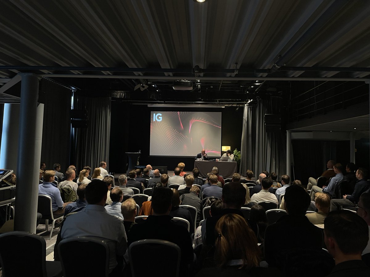 IGNorge's tweet photo. Tusen takk til alle som kom på arrangementet vårt sammen med @tiderpenger i går! 🎫🎙️ 📈 https://t.co/JP7Tw4ucJ3