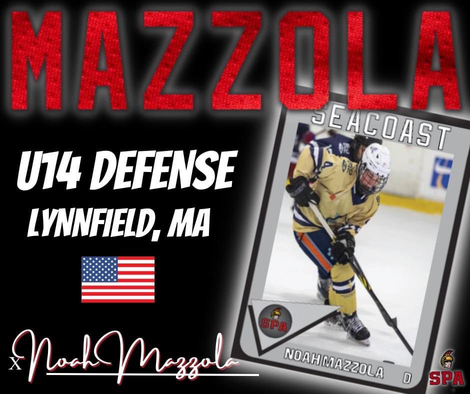 SPAhockeyNH's tweet photo. SIGNING ANNOUNCEMENT
The Seacoast Performance Academy is excited to announce the signing of Noah Mazzola! The defenseman is from Lynnfield, Massachusetts and last played for the Islanders organization.
#LetsGoSPA https://t.co/ZGvrHdoYex