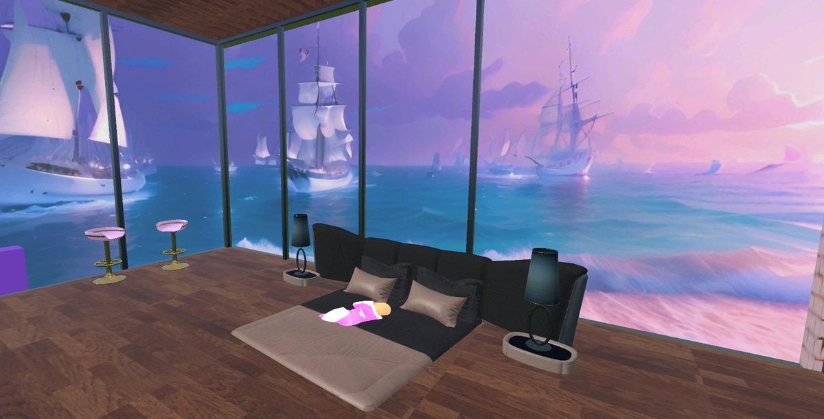 PinkCryptoBabe's tweet image. I was so tired in the #metaverse so I went to sleep ....

(#avataranimation #unitysdk).
 🛏️spent the night🛏️

🛏️Press L to sleep on the bed

🛏️test it here: spatial.io/s/Kiss-with-yo…