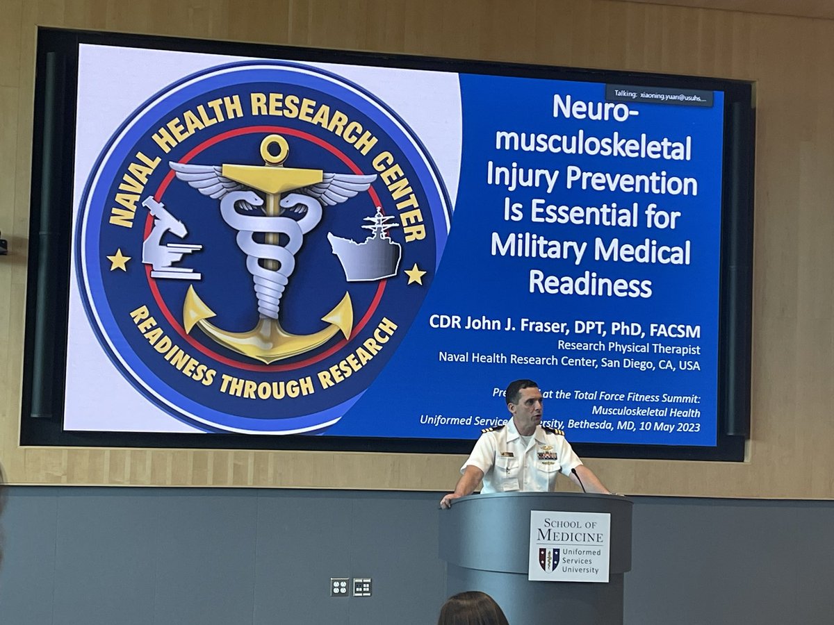 Rich Westrick (@rbwestrick) on Twitter photo Great to see <a href="/NavyPT/">John J. Fraser, DPT, PhD, FACSM</a> today at the 2023 Total Force Fitness Summit #goArmybeatNavy Great to see <a href="/NavyPT/">John J. Fraser, DPT, PhD, FACSM</a> today at the 2023 Total Force Fitness Summit #goArmybeatNavy